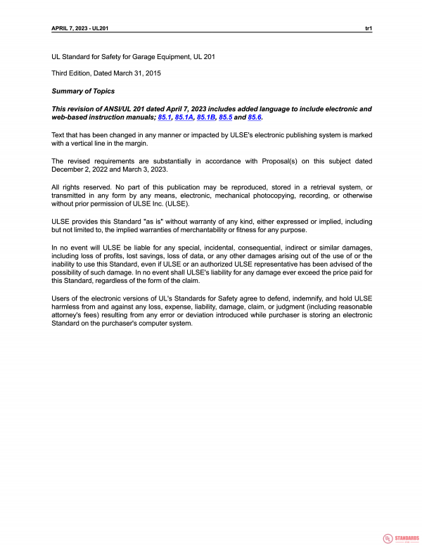 UL 201 PDF UL 201 PDF